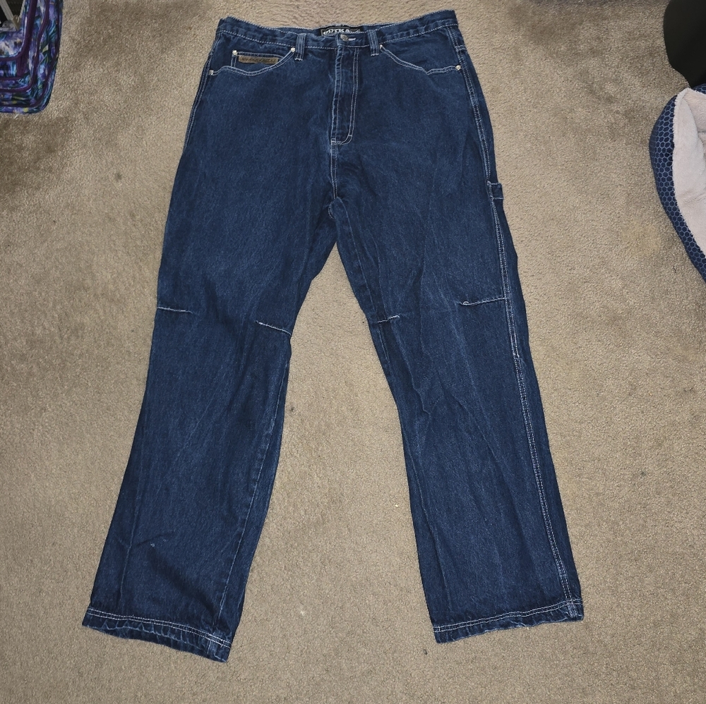 OutKast Vintage Y2K HipHop Carpenter Streetwear WideLeg Denim Jean Pants W40 L34